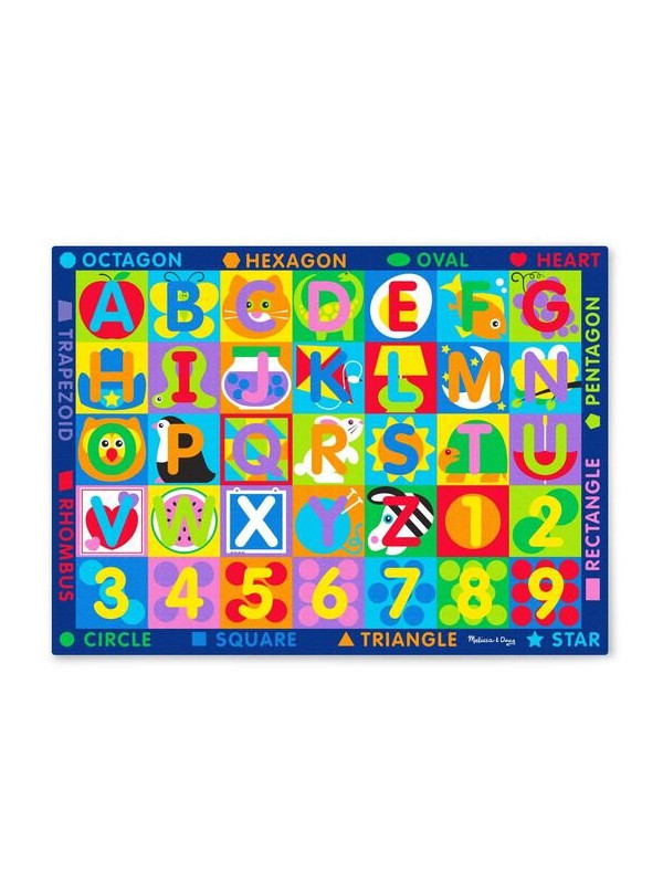 Covor de joaca Litere si forme geometrice - Melissa & Doug