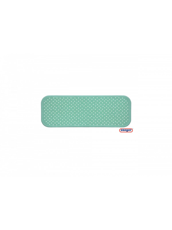 Covoras antiderapant cada 96x34cm, cu ventuze pentru fixare - Verde menta