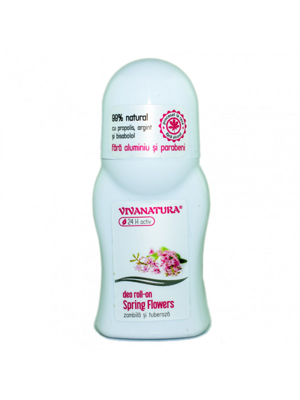 DEO ROLL-ON SPRING FLOWERS 50ml VIVA NATURA
