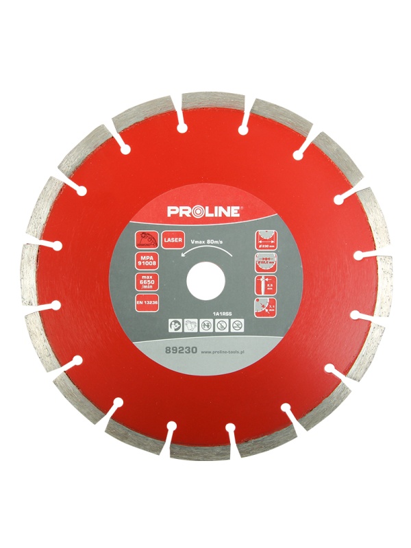 DISC DIAMANTAT SEGMENTAT LASER UNIVERSAL 350MM / 25.4MM