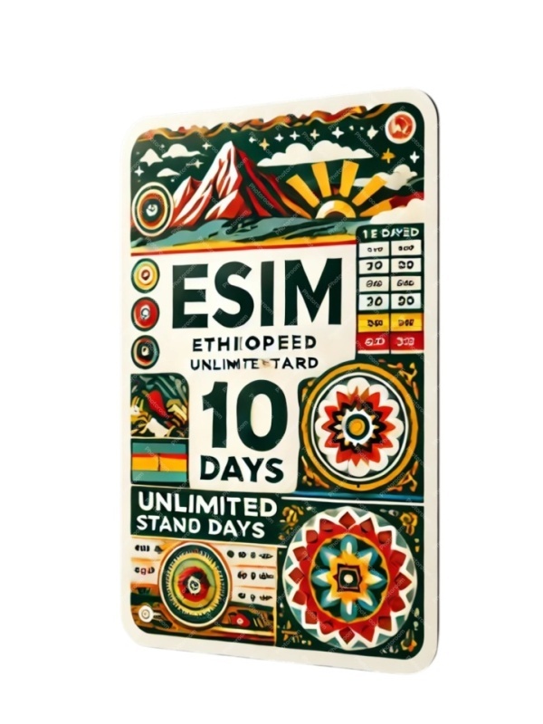 eSIM Ethiopia, Unlimited Standard, 10 Days