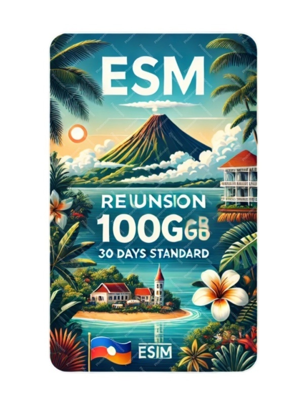 eSIM Reunion 100GB 30Days Standard