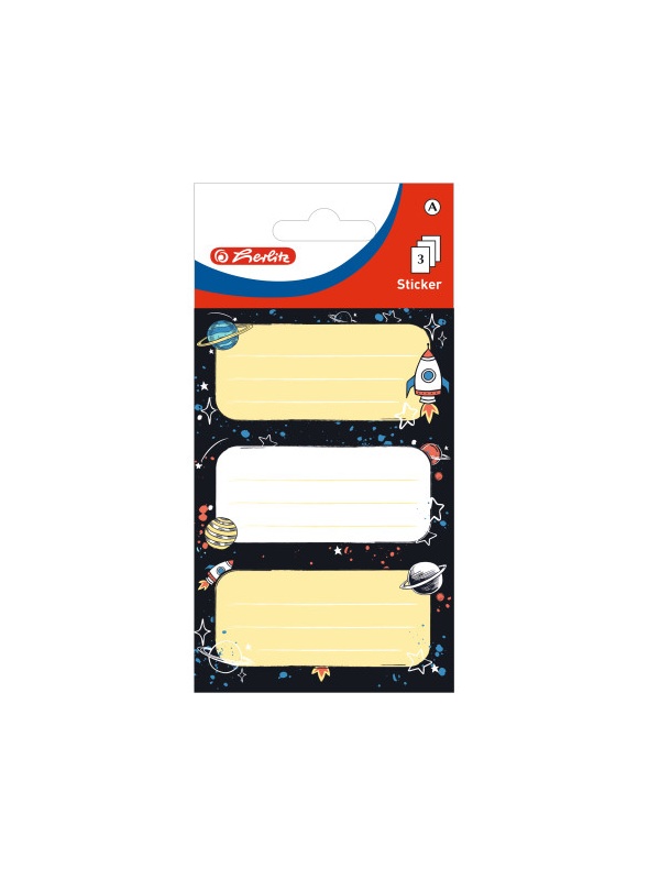 ETICHETE SCOLARE SPACE SET 9