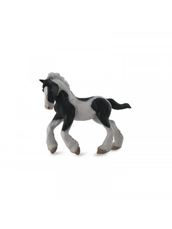 Figurina Manz Gypsy M Collecta, 12.2 x 9.7 cm, Alb si Negru