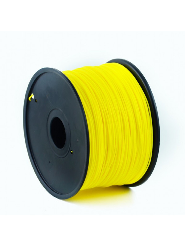 FILAMENT GEMBIRD pt. imprimanta 3d, ABS, 1.75mm diamentru, 1Kg / bobina, aprox. 400m, topire 225-240 grC, yellow, "3DP-ABS1.75-01-Y"