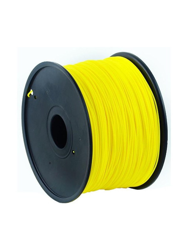 Fir de polietilena pentru imprimare 3D , Gembird , PLA , 1.75mm , 1kg , galben