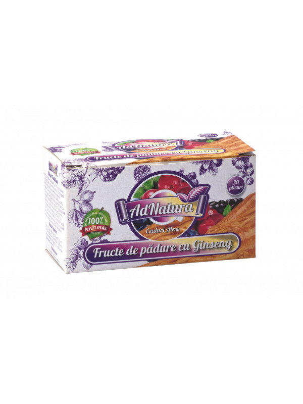 FRUCTE DE PADURE CU GINSENG 20DZ