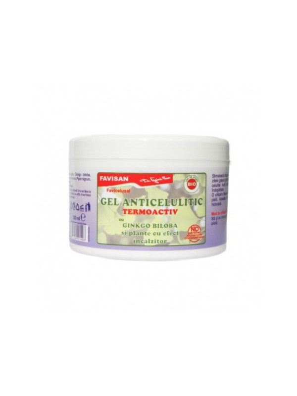 Gel termoactiv anticelulitic favicelusal 300ml favisan