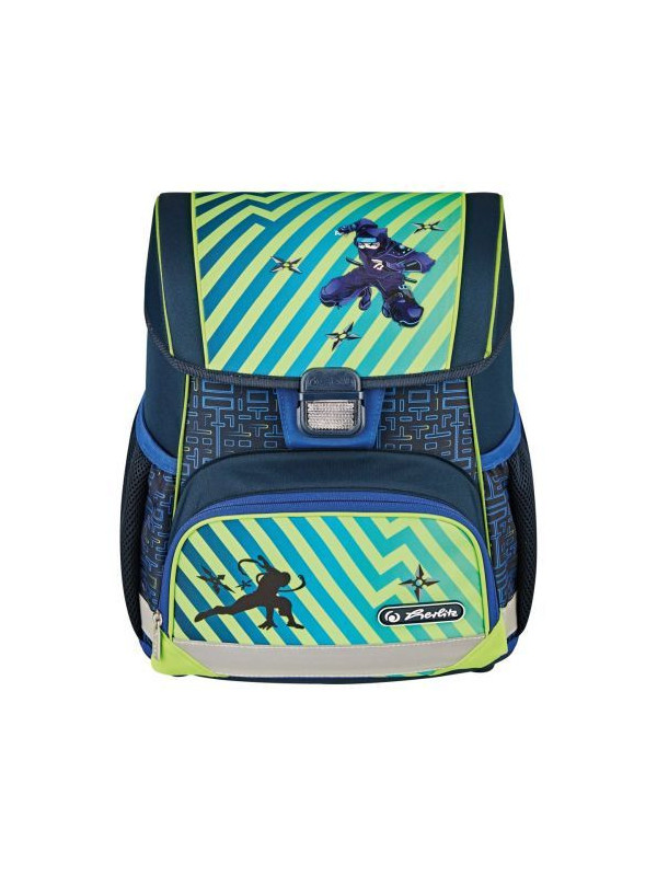 Ghiozdan neechipat loop, motiv funky ninja