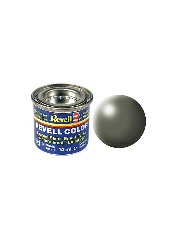 Gri verzui mat matasos RAL 6013, vopsea email 14 ml