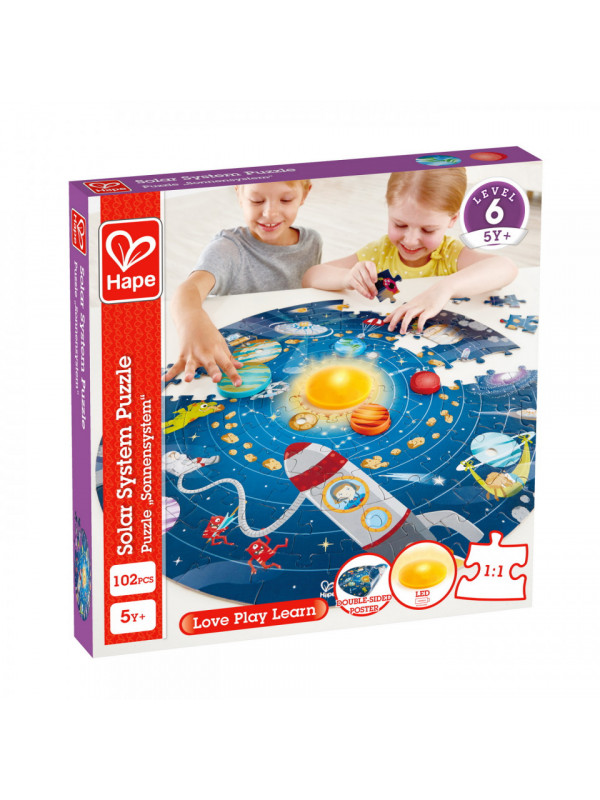 Hape puzzle sistemul solar