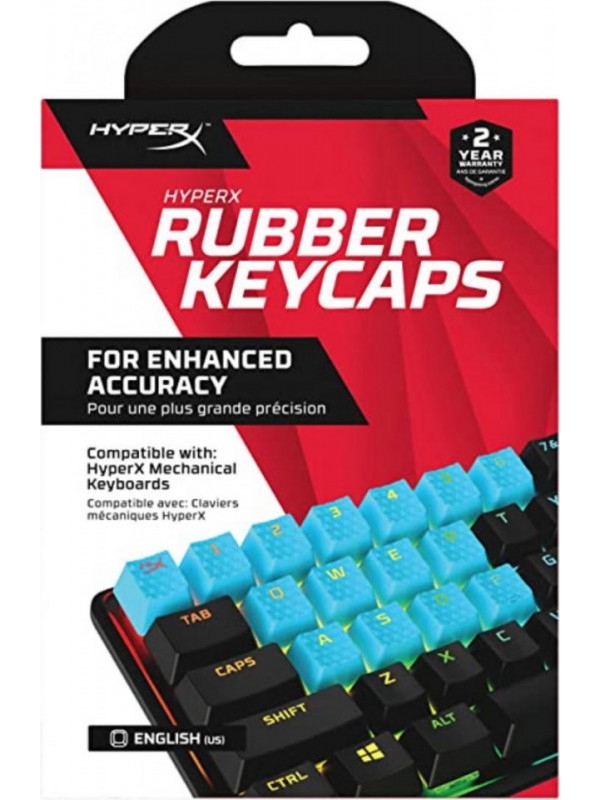 Hp hyperx keycaps full key set blue