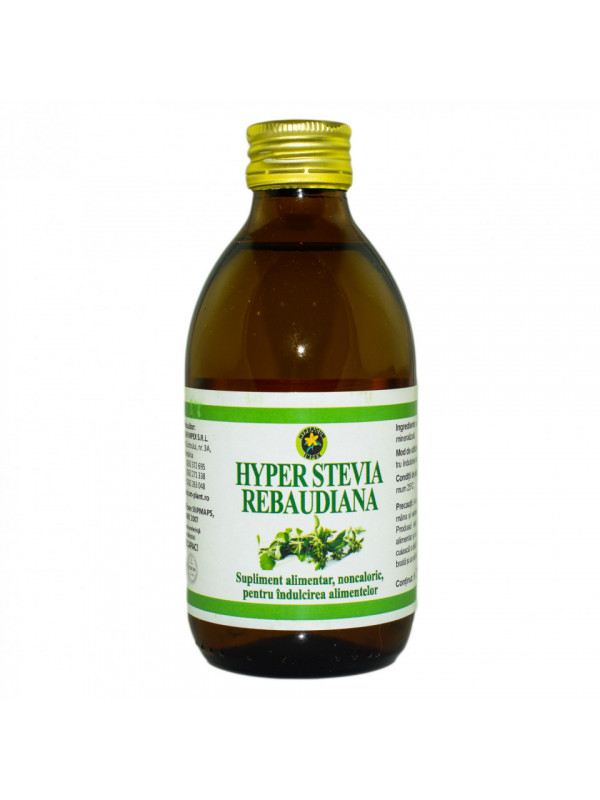 HYPER STEVIA REBAUDIANA INDULCITOR LICHID NATURAL 250ml HYPERICUM