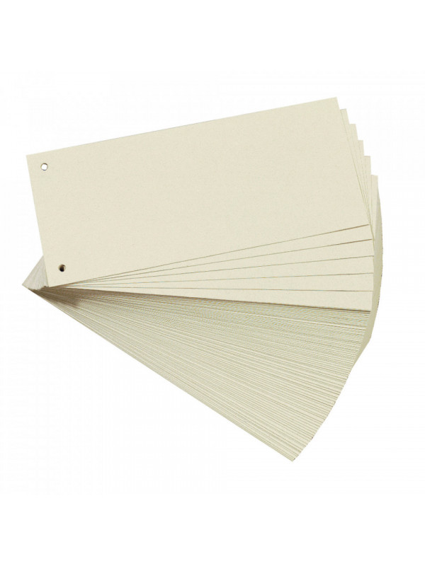Intercalator carton Herlitz, 10,5 x 24 cm, Bej, 100 buc
