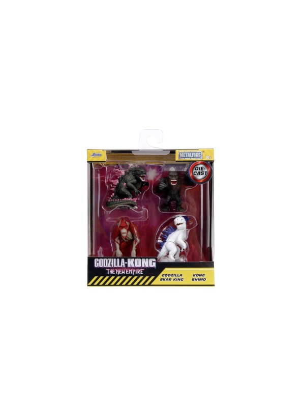 JADA GODZILLA SET 4 FIGURINE METALICE 6.5CM