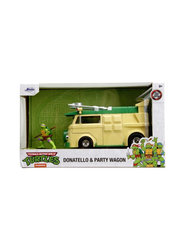 JADA NINJA SET FIGURINA DONATELLO SI VAGONUL DE PETRECERE 1:24