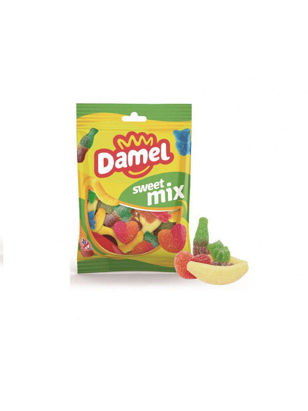 Jeleuri gumate DAMEL glazurate SWEET MIX 80g
