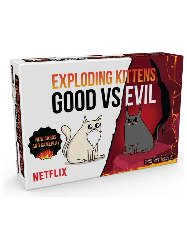 Joc de societate Exploding Kittens: BINE vs RAU