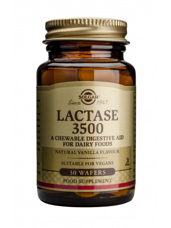 LACTASE '3500' CHEWABLE 30cpr SOLGAR
