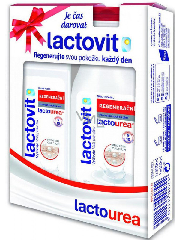 LACTOVIT LACTOUREA SET GEL DE DUS+LAPTE DE CORP