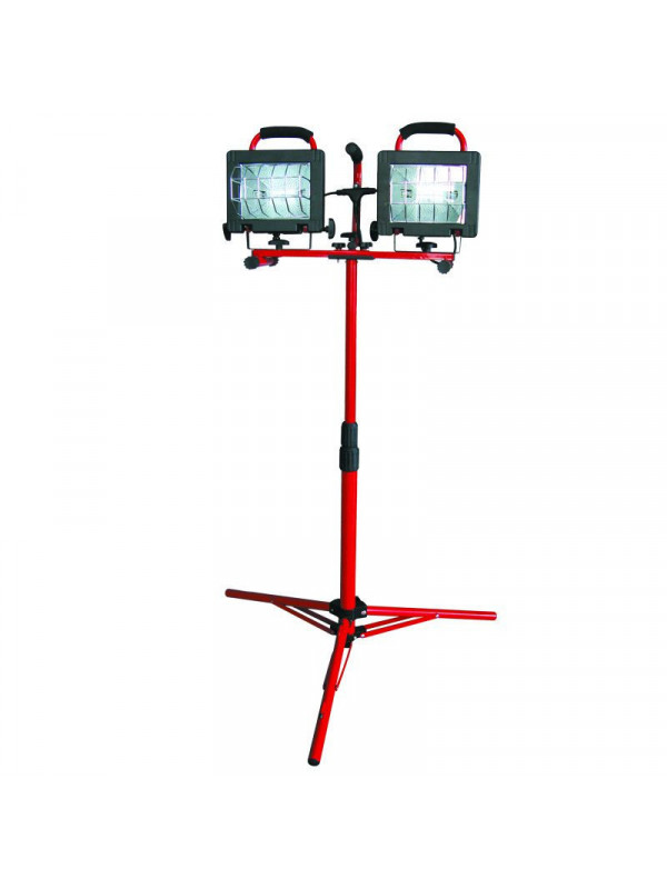 Lampa halogen portabila cu stativ complex 2x500w / 220v