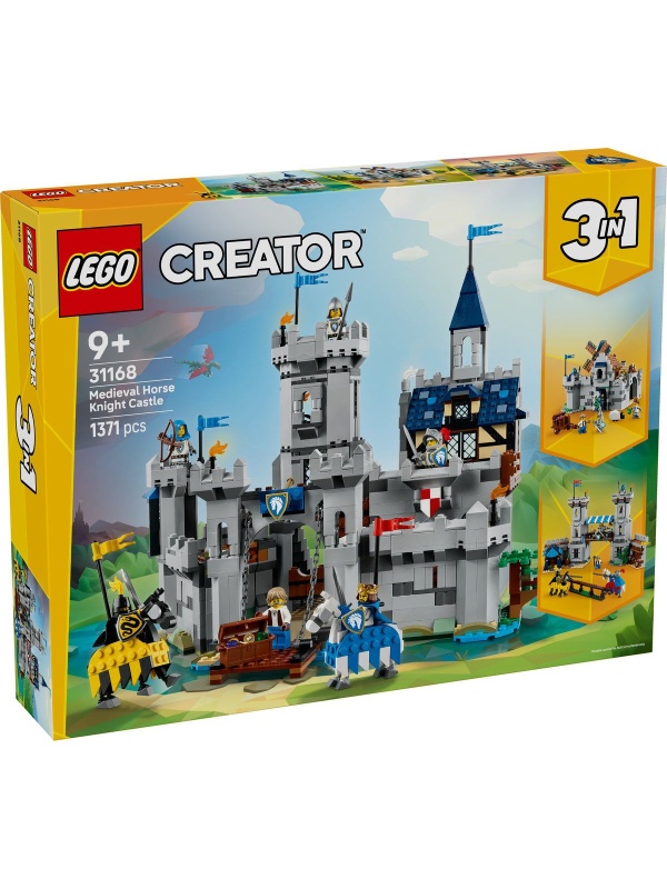 LEGO CREATOR CASTEL MEDIEVAL CU CAI SI CAVALERI 31168