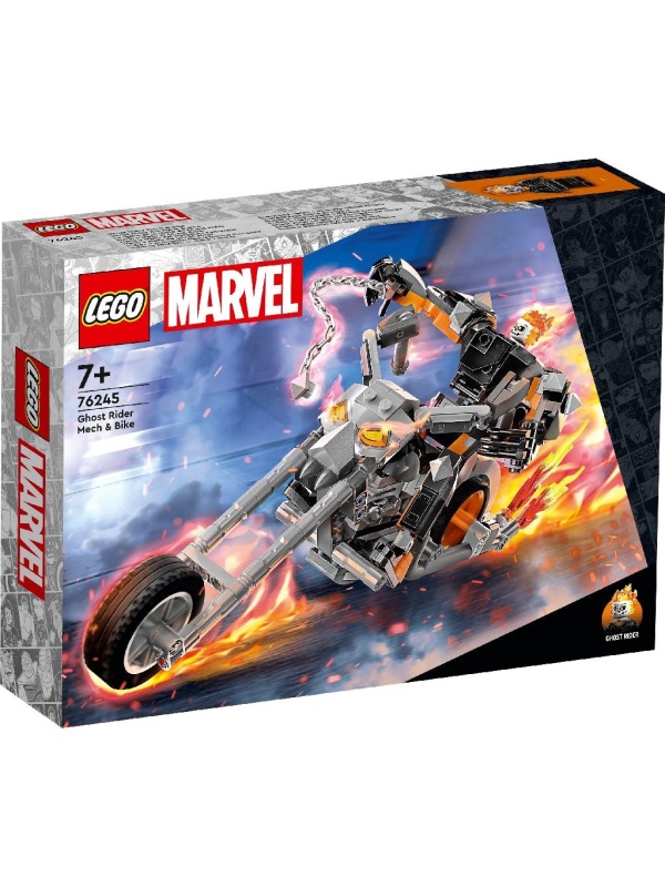 LEGO SUPER HEROES ROBOT SI MOTOCICLETA CALARETUL FANTOMA 76245