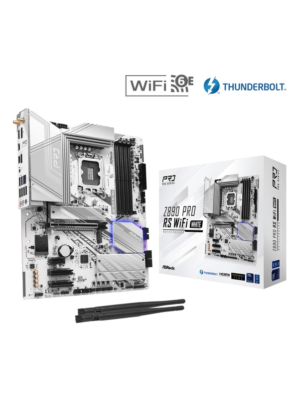 MB Asrock Z890 PRO RS WIFI WHITE LGA1851