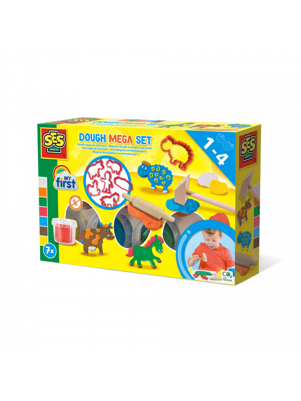 My first - Mega set de plastilina cu unelte