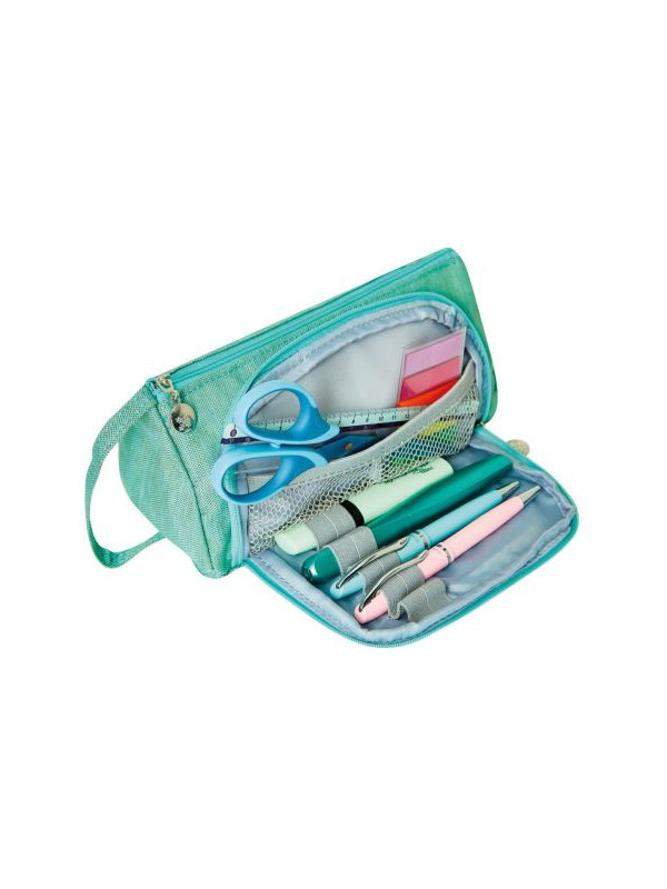 Necessaire canvas homeoffice, culoare menta