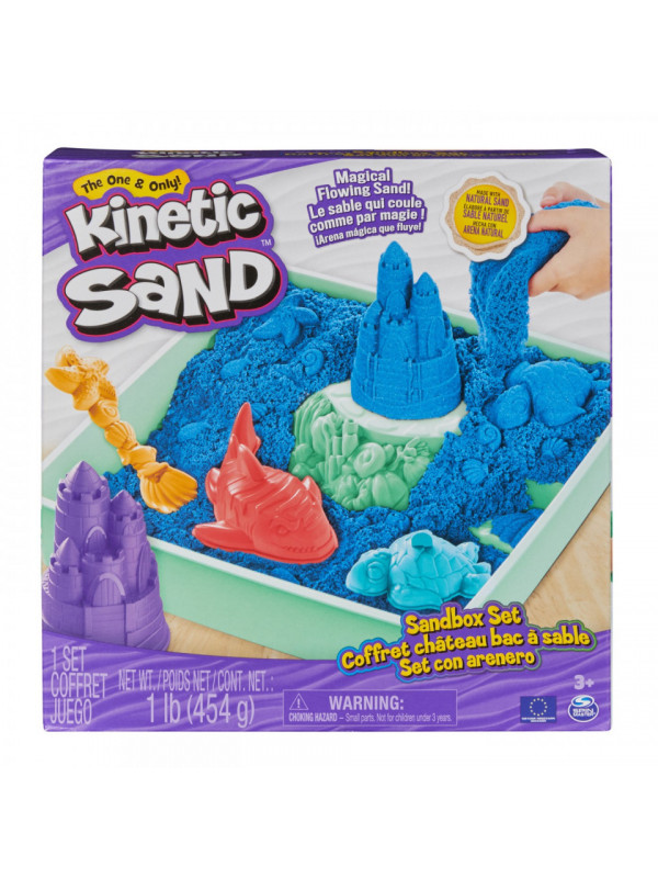 NISIP KINETIC SET COMPLET ALBASTRU