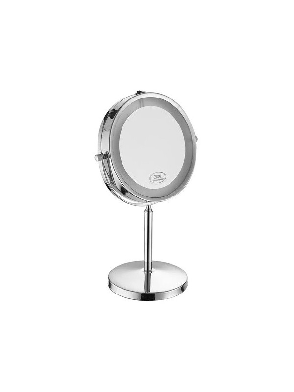 Oglinda iluminata led 3w pentru make up 6400k cu baterii 4xaa