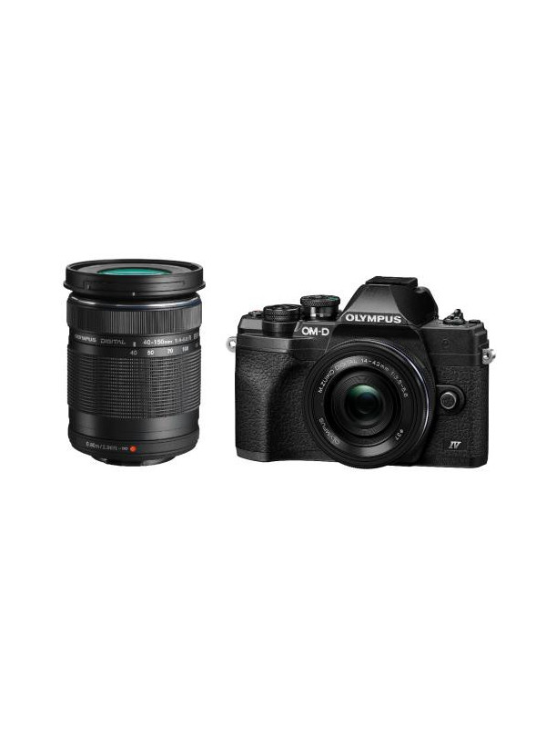 Olympus E-M10 IV 1442 EZ Pancake Double Zoom Kit blk/blk