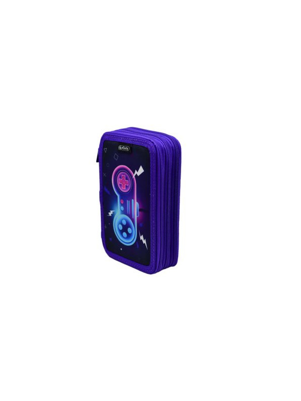 PENAR NEECHIPAT CU 3 FERMOARE, DIMENSIUNE 20 X 6 X 13 CM, MOTIV GAME