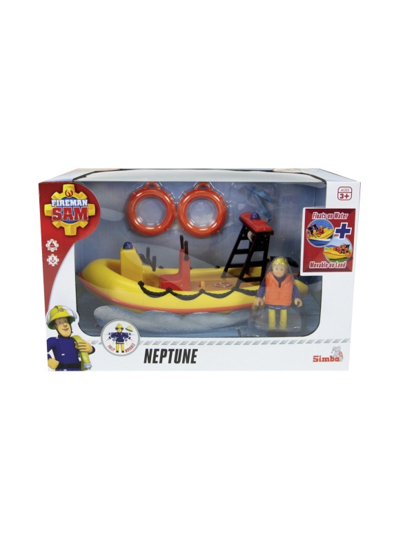 POMPIERUL SAM BARCA NEPTUN CU FIGURINA PENNY SI ACCESORII