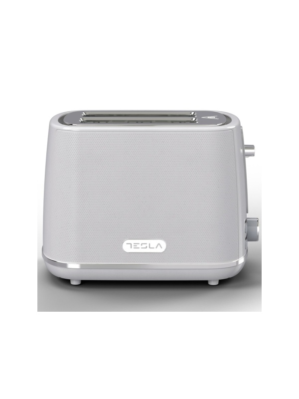 Prajitor de paine Tesla TS400GX, 930W, 2 feliiFunctie Dezghetare, Functie Reincalzire, albgGri