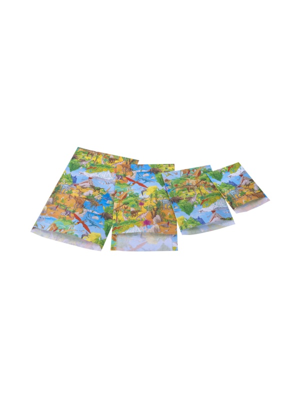Punga cadou din hartie - Lumea Dinozaurilor (XL - 27 x 42cm)