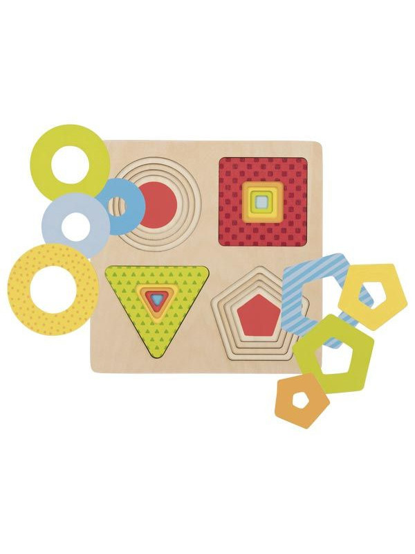 Puzzle stratificat Forme geometrice