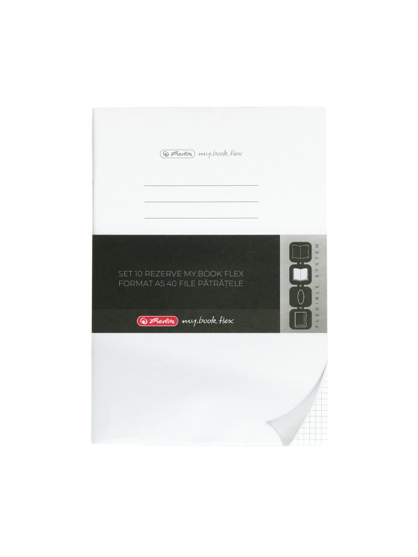 REZERVA MY.BOOK FLEX A5 40 FILE PATRATELE SET10