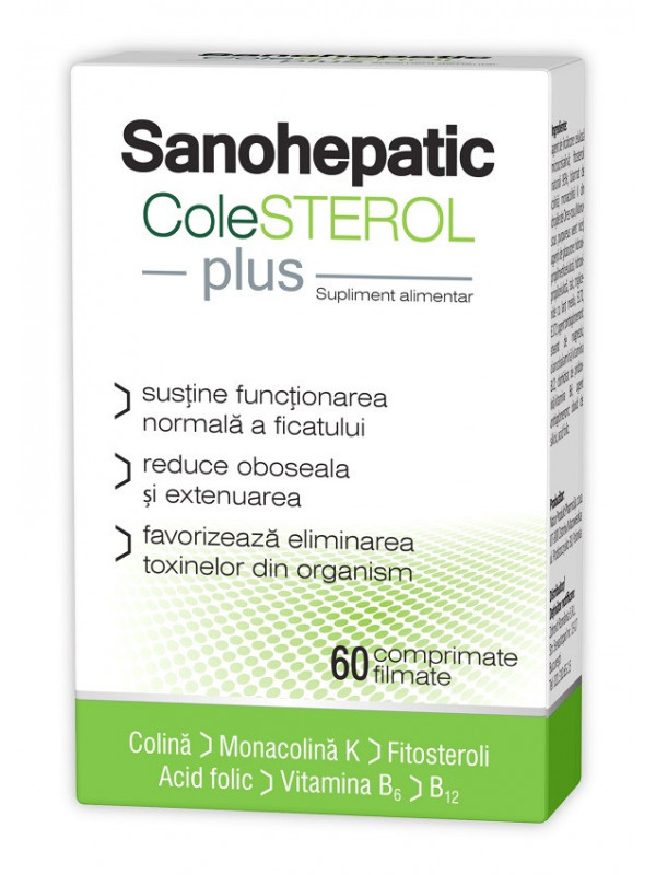 SANOHEPATIC COLESTEROL PLUS 60CPR