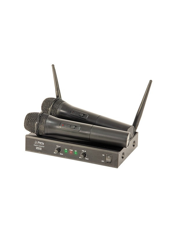 SET 2 MICROFOANE WIRELESS UHF 863.2 & 864.2 MHZ