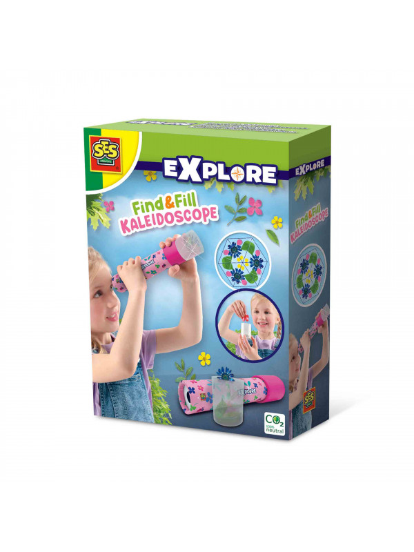 Set creativ - Decoreaza caleidoscop cu elemente din natura