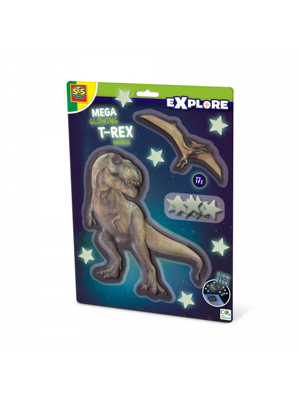 Set creativ - Lumea lui T-rex mega stralucitoare