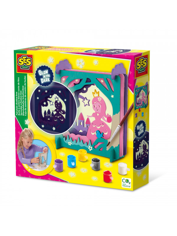 Set creativ - Povesti cu cutie de umbre, glow in the dark