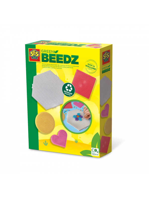 Set placi pentru margelele de calcat Green Beedz - 4 bucati