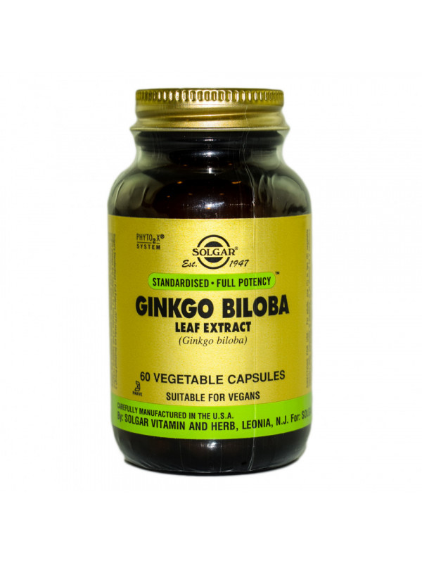 SFP GINKGO BILOBA LEAF.EXTRACT veg.caps 60cps 45mg SOLGAR