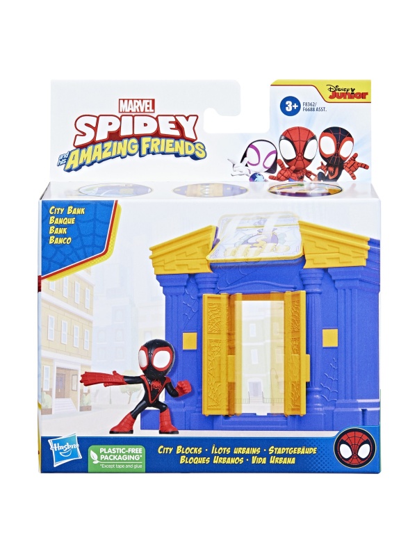 SPIDEY PRIETENII EXTRAORDINARI CITY BLOKS SET DE CONSTRUCTIE BANCA