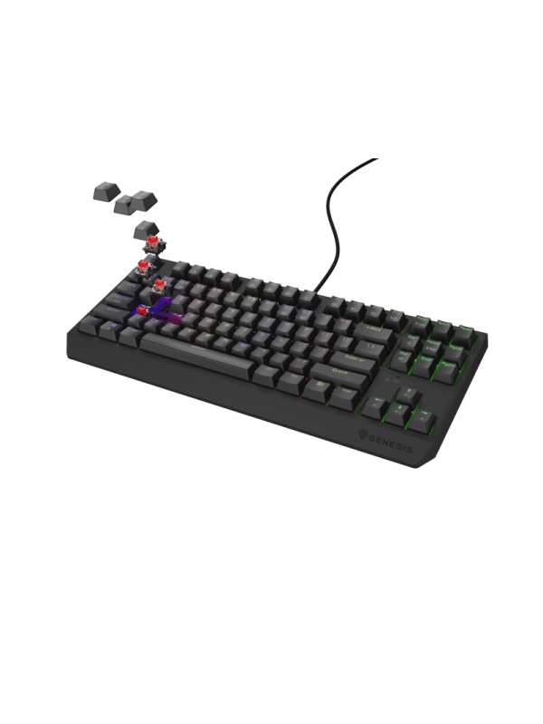 Tastatura Genesis Thor 230 TKL R negru