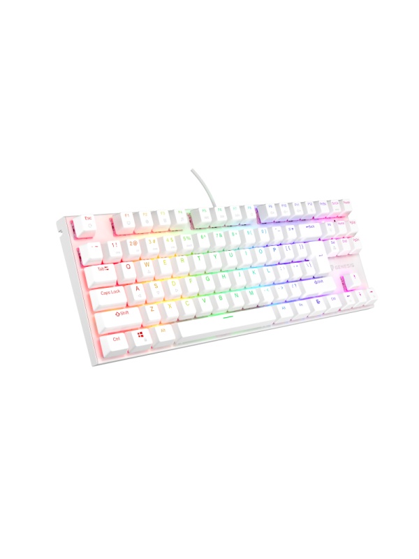 Tastatura Genesis Thor 303 TKL P alb