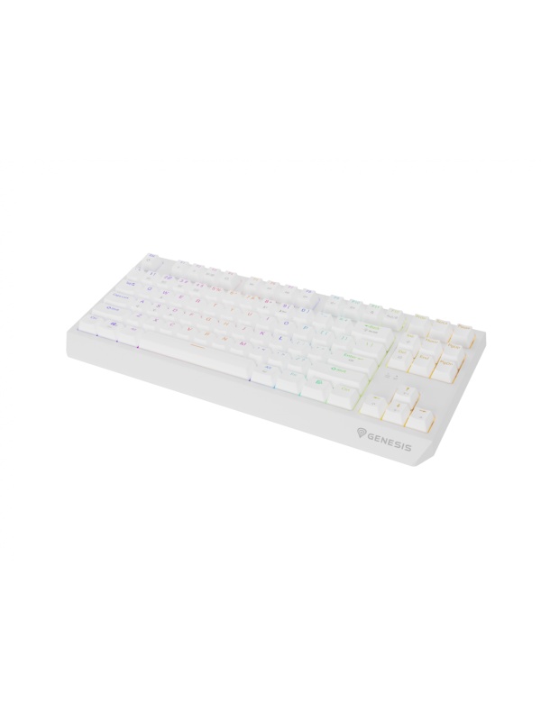 Tastatura WS Genesis Thor 230 TKL R alb